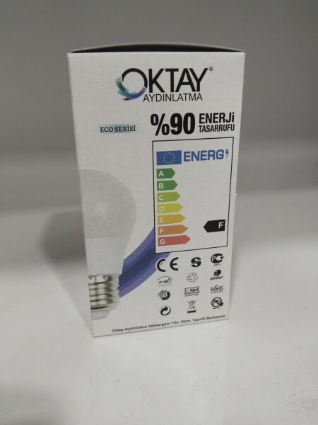 OKTAY 9W LED AMPUL 800LM-6500K BEYAZ