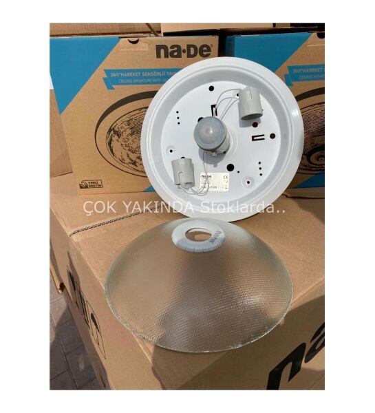 NA-DE 360° Hareket Sensörlü E27 Duylu Tavan Armatürü – 00999