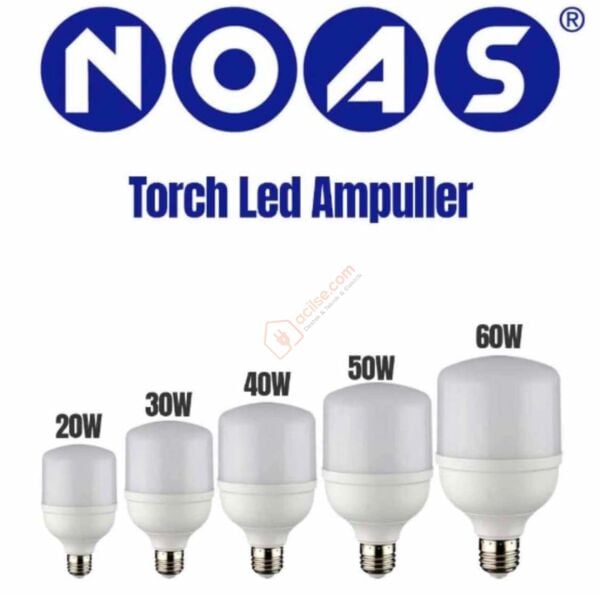 NOAS 60W TORCH AMPUL 65OOK BEYAZ