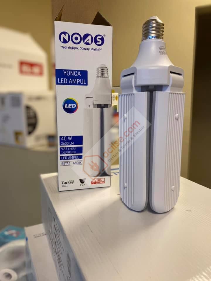 NOAS 40 W YONCA LED AMPUL BEYAZ IŞIK 3600LM