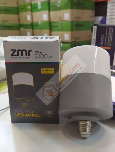 ZMR 40W OVAL T-BULB 3200LM 6500K BEYAZ GRİ KASA PLATİNYUM SERİSİ