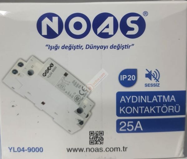 NOAS 25 A SESSİZ AYDINLATMA KONTAKTÖRÜ YL04-9000