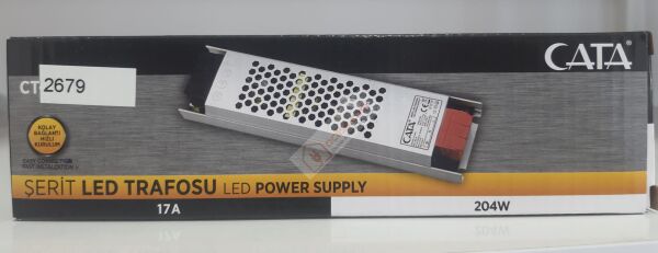 CATA CT-2679 17A 204W SÜPER SLİM LED TRAFOSU