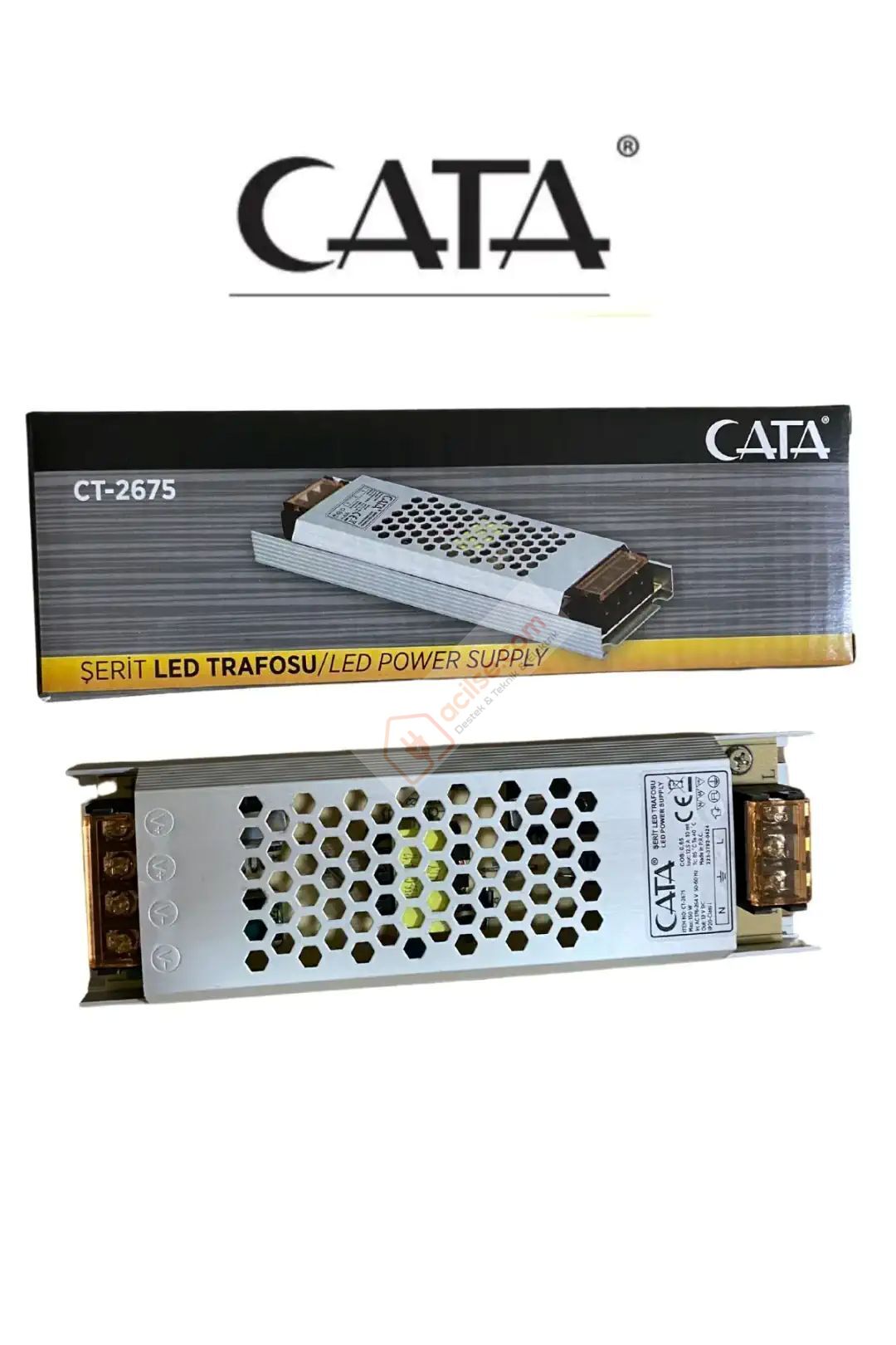 CATA CT 2675 12,5A SÜPER SLİM ŞERİT LED TRAFOSU
