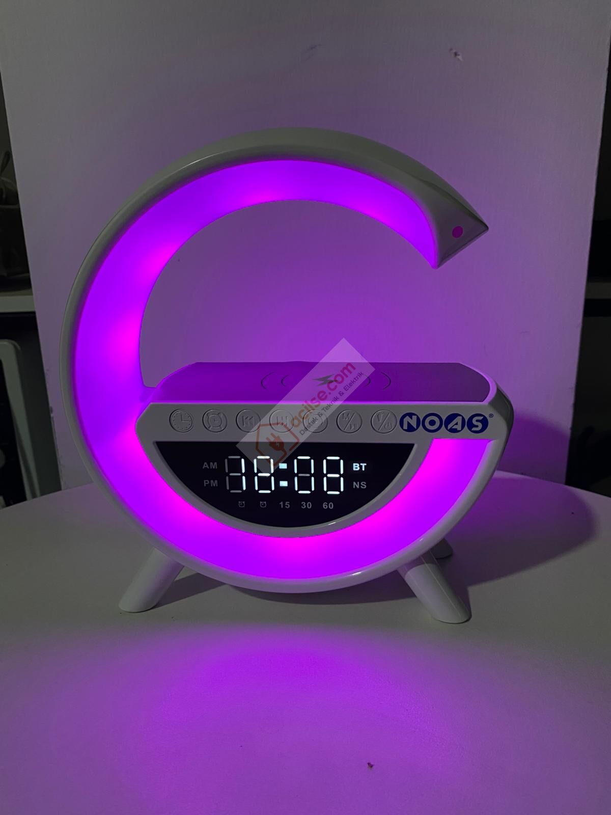 NOAS SİMİ KABLOSUZ ŞARJLI BLUETOOTHLU HOPARLÖRLÜ MASA LAMBASI RGB YL86-1240