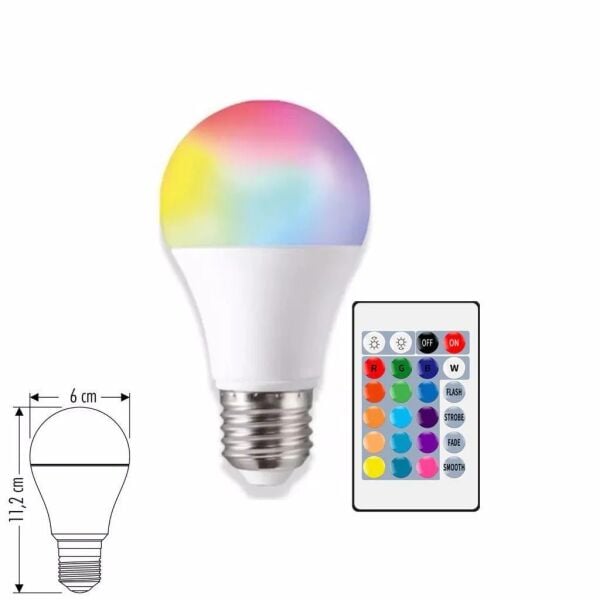 CATA CT 4058 9W LED AMPUL RGB KUMANDALI