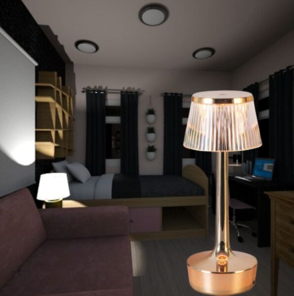 NOAS SANTORİNİ ŞARJLI 3 RENK MASA LAMBASI YL86-1235