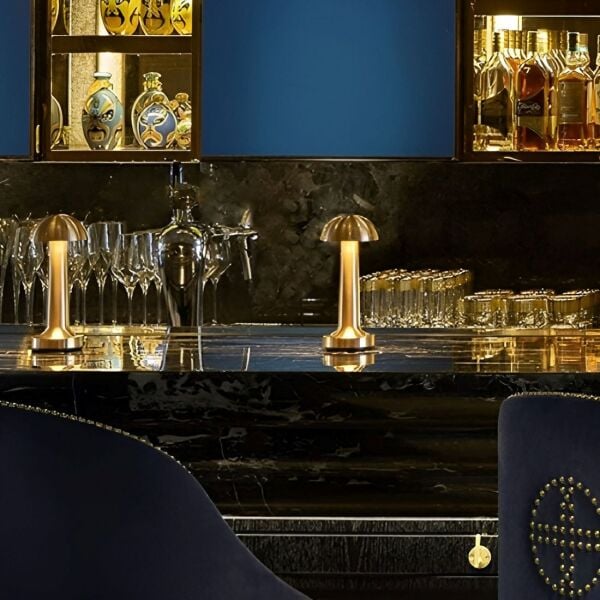 NOAS ATİNA ŞARJLI GOLD MASA LAMBASI  3 RENK